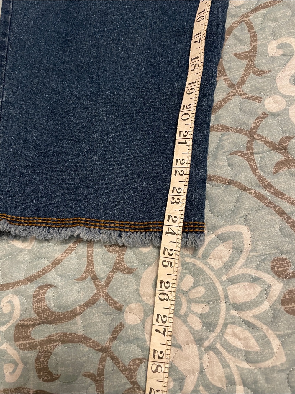Ruby Rd. Dark Blue Stretch Jeggings - Picture 2 of 3